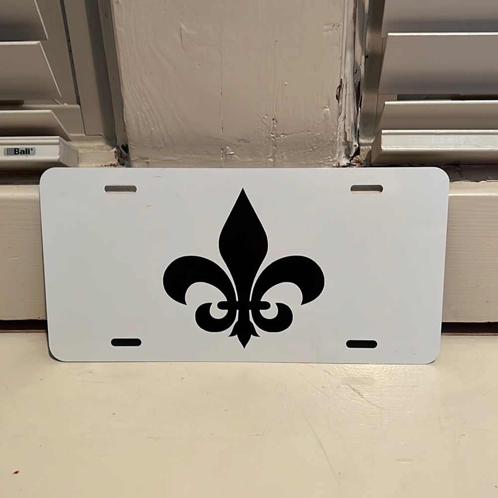 New Orleans Saints front license plate